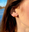 Glowing Terra - goldene Ohrstecker